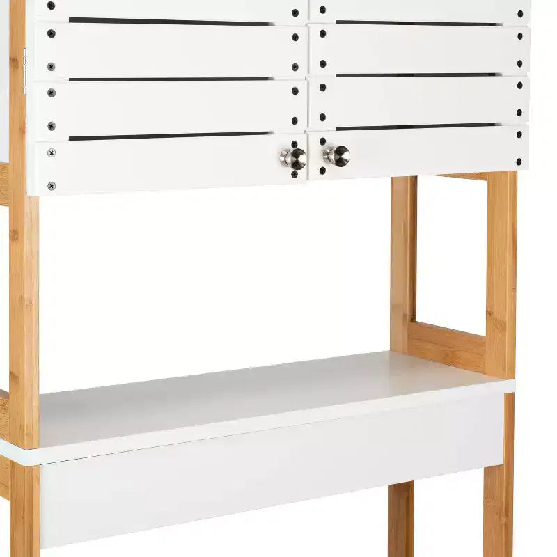 Deluxe Bamboo Space Saver Brown - Organize It All