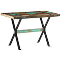 Dining Table with Solid Reclaimed & Rough Mango Wood Finish