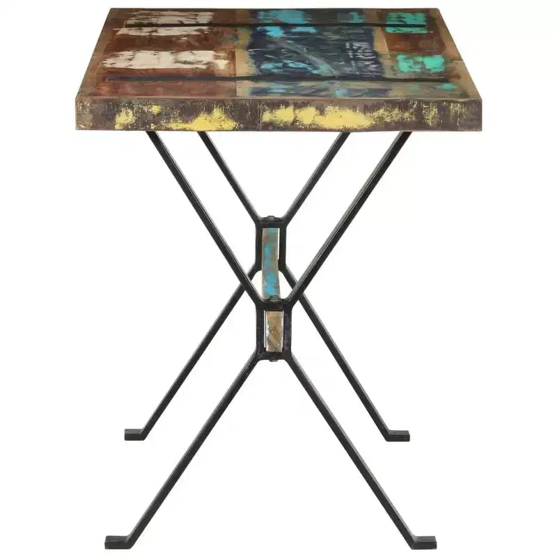 Dining Table with Solid Reclaimed & Rough Mango Wood Finish