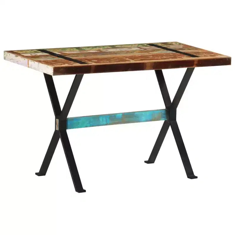 Dining Table with Solid Reclaimed & Rough Mango Wood Finish
