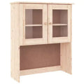 vidaXL Kitchen Shelf Wooden Dresser Top for Highboard ALTA Solid Wood Pine