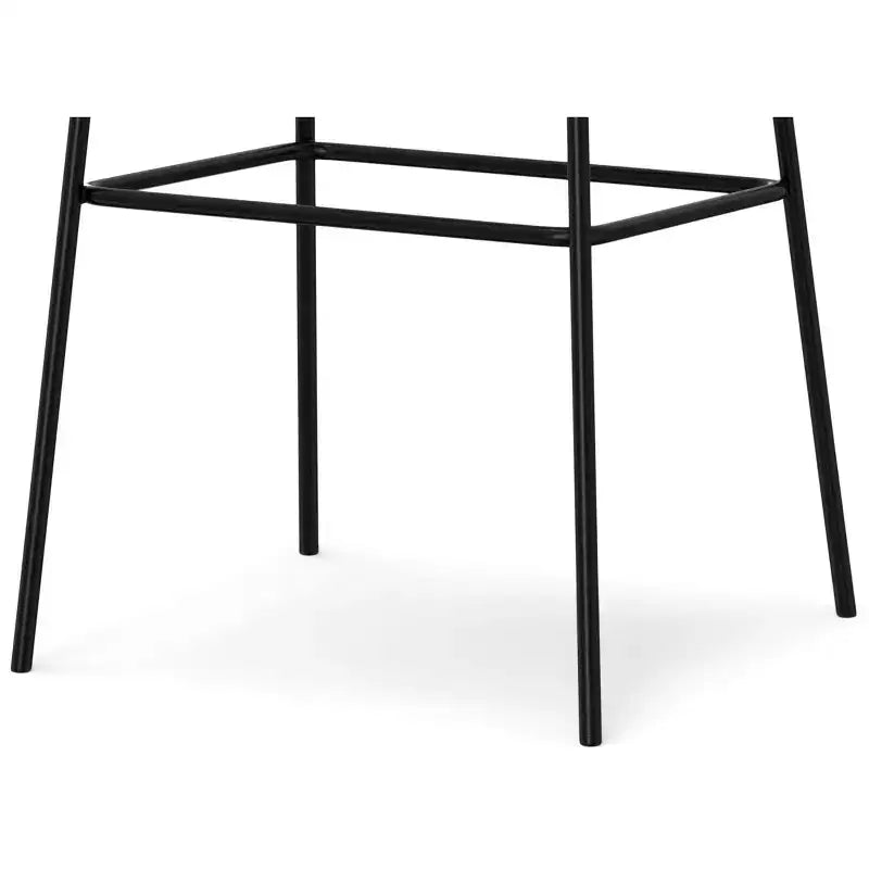 Zaniyah Contemporary Bar Stool in Vegan Faux Leather