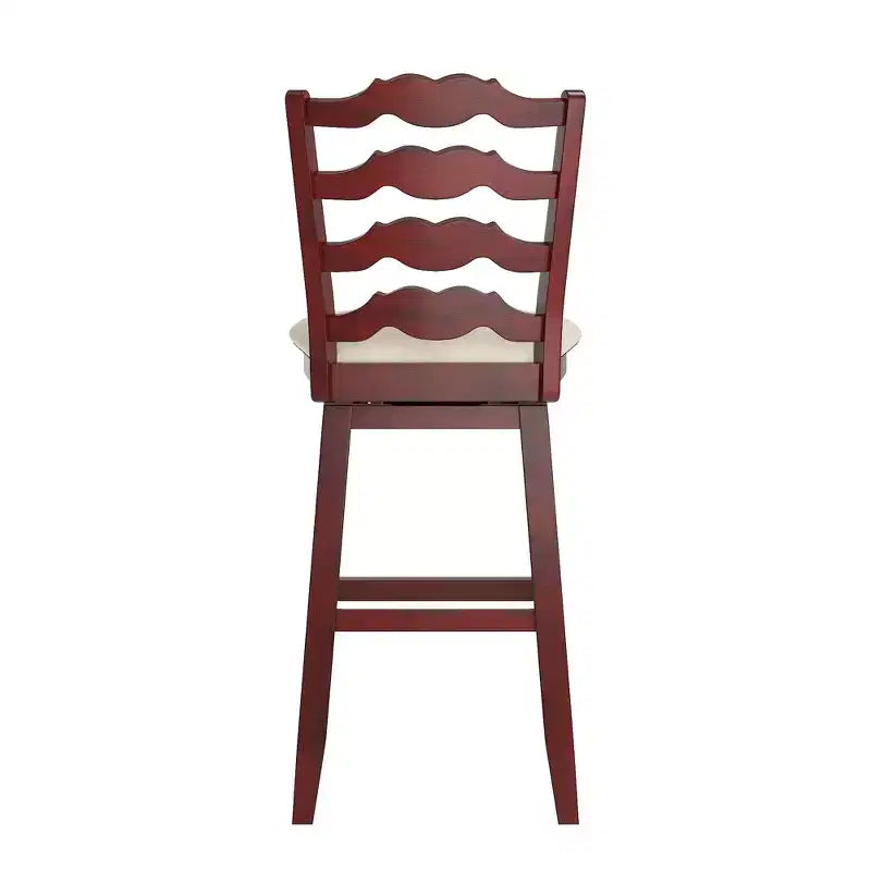 Calista French Ladder Swivel Counter and Bar Stools - iNSPIRE Q