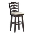 Calista French Ladder Swivel Counter and Bar Stools - iNSPIRE Q