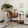Nursery Upholstered Glider Rocking Chair, High Backrest Accent Armchair with Comfy Side Pocket, Modern Sofa Chair for Living Room & Bedroom
