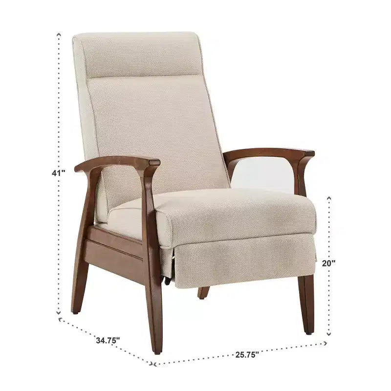 Halbert Push Back Recliner - iNSPIRE Q