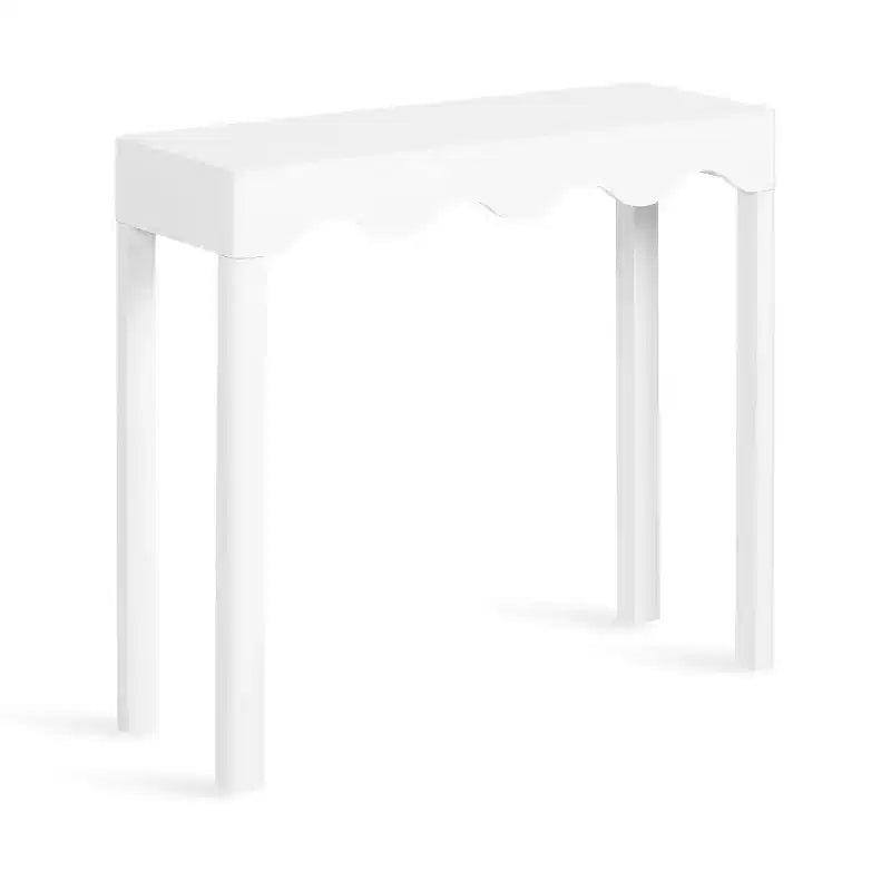 Kate and Laurel Maida Wood Console Table, 32x12x30, White