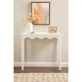Kate and Laurel Maida Wood Console Table, 32x12x30, White
