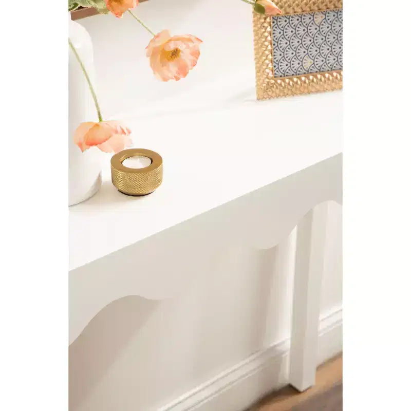 Kate and Laurel Maida Wood Console Table, 32x12x30, White