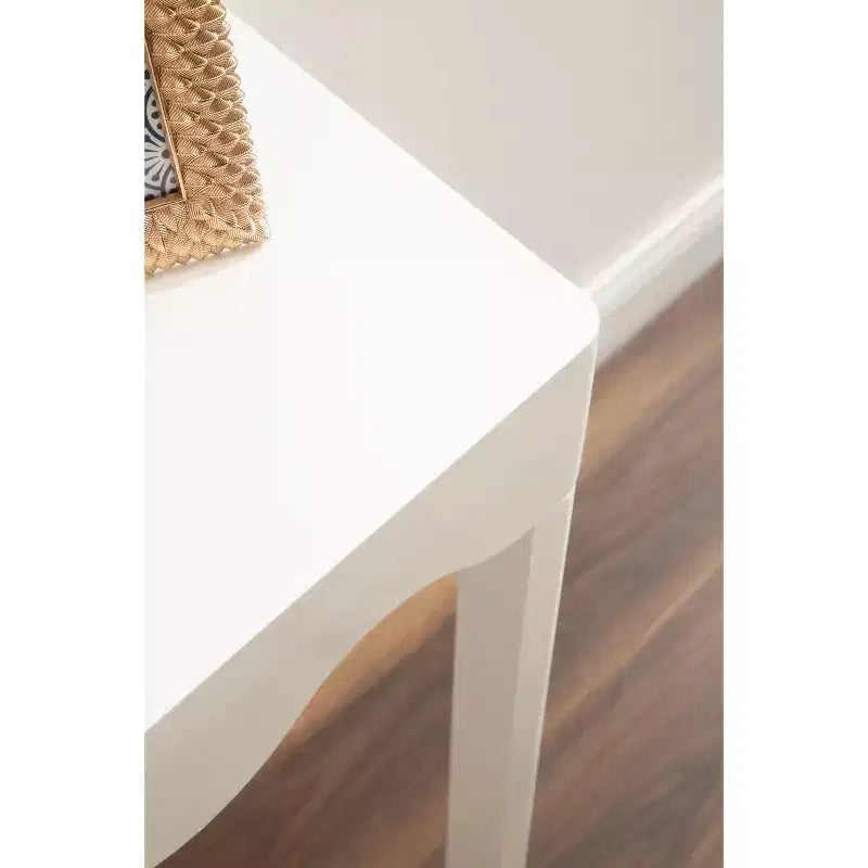 Kate and Laurel Maida Wood Console Table, 32x12x30, White
