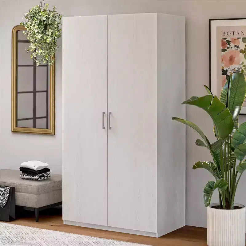 GDFStudio Arwen Modular Extra Wide Wardrobe with Open Shelves