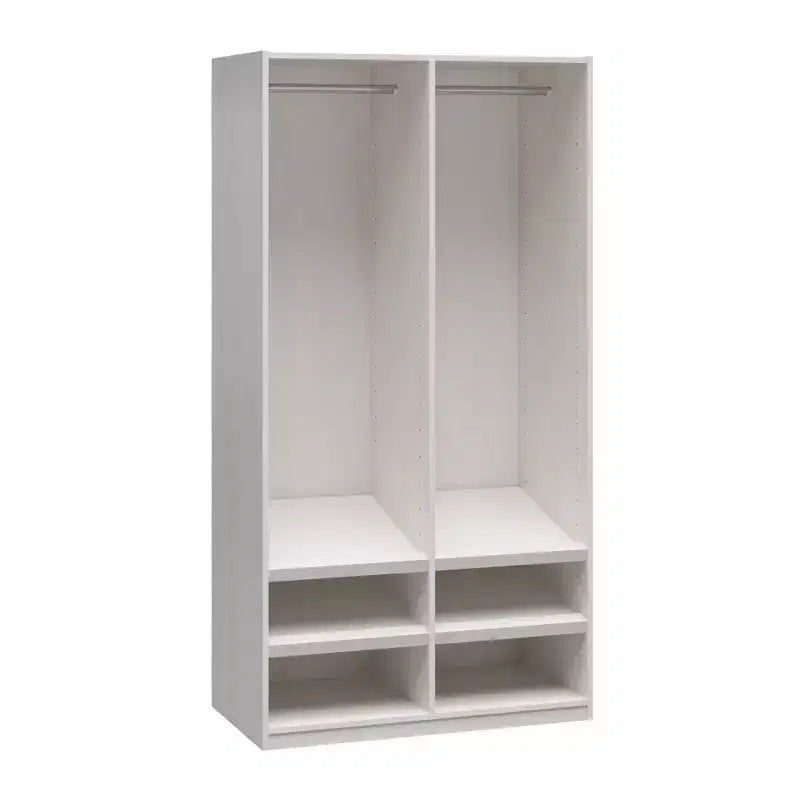 GDFStudio Arwen Modular Extra Wide Wardrobe with Open Shelves