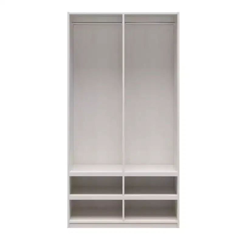 GDFStudio Arwen Modular Extra Wide Wardrobe with Open Shelves