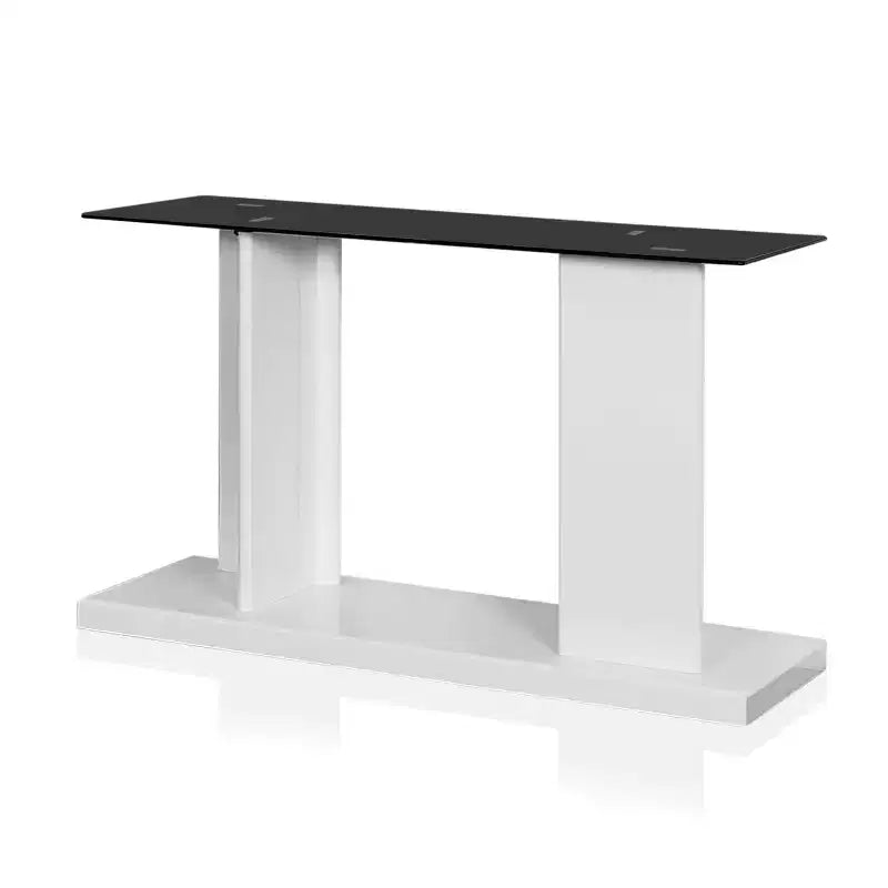Montreaux Tempered Glass Top Console Table - miBasics