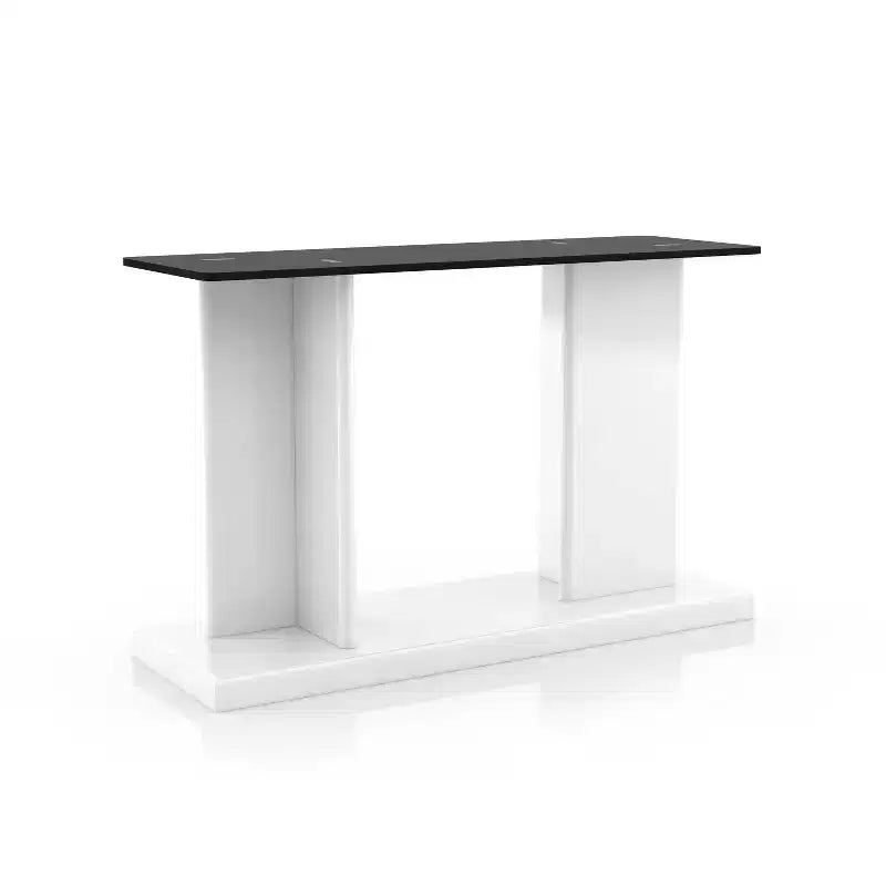 Montreaux Tempered Glass Top Console Table - miBasics