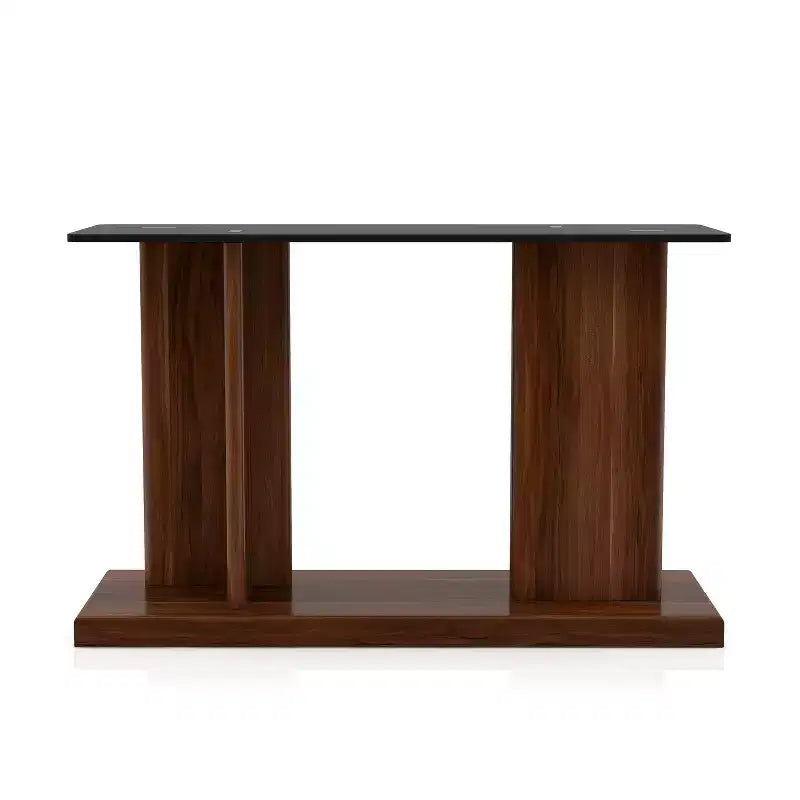 Montreaux Tempered Glass Top Console Table - miBasics