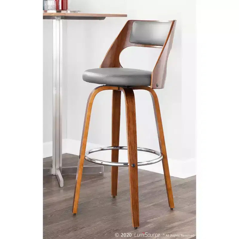 Set of 2 Cecina Upholstered Barstools - Lumisource