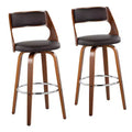 Set of 2 Cecina Upholstered Barstools - Lumisource