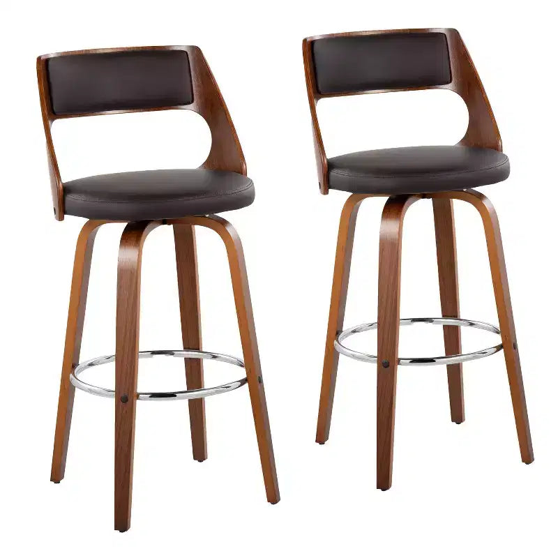 Set of 2 Cecina Upholstered Barstools - Lumisource