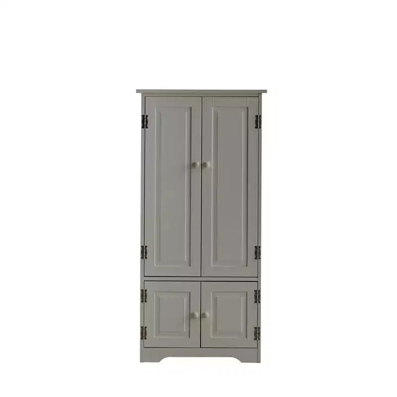 Buylateral Extra Tall 4 Door Pantry Storage Cabinet